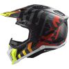 LS2 MX703 X-FORCE-06 CARBON-6K BARRIER off-road helma H-V-žlutá